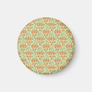 Art Nouveau: Floral Elegante Magnet