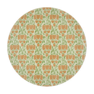 Art Nouveau: Floral Elegante Schneidebrett
