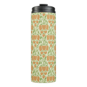 Art Nouveau: Floral Elegante Thermosbecher