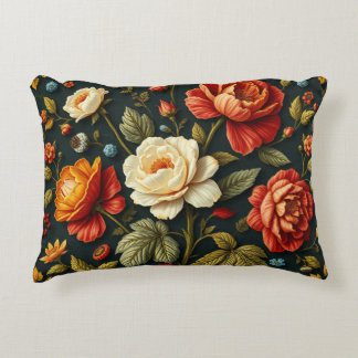 Art Nouveau Floral - Leben in voller Blüte Dekokissen