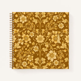 Art Nouveau Floral Notizbuch