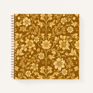 Art Nouveau Floral Notizbuch