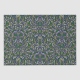 Art Nouveau Floral Seamless Seidenpapier