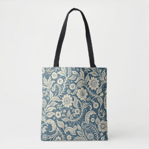 Art Nouveau Floral Tapete Muster Tasche