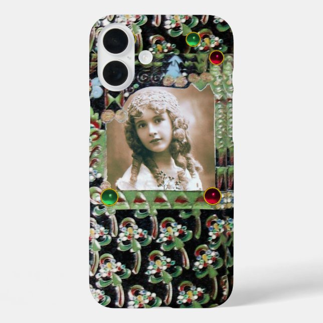 ART NOUVEAU FOTO TEMPLATE BLACK GREEN RED GEMS TITLE_SEO2 (Rückseite)