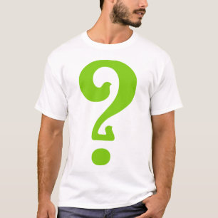 Art Nouveau Fragezeichen T-Shirt