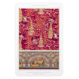 Art Nouveau Fuchs Fasan Foxglove verneuil Magnet