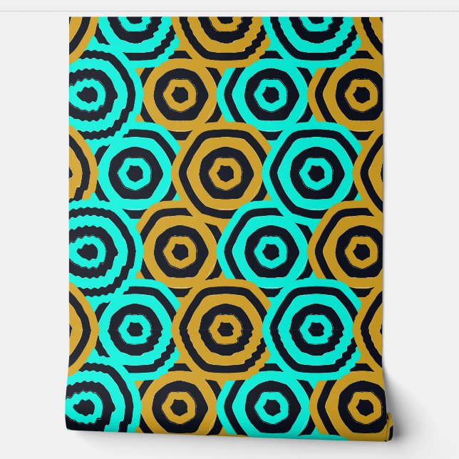 Art Nouveau Geometric Pattern  Tapete (Abrollen)