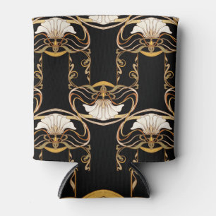Art Nouveau: Gold Black Dosenkühler