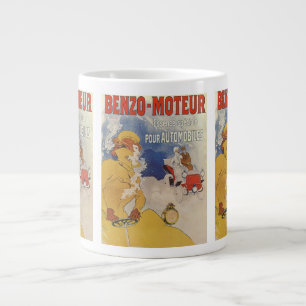 Art Nouveau im Vintage-Stil, Benzo Moteur von Jule Jumbo-Tasse