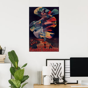 Art Nouveau im Vintage-Stil, Loie Fuller in der Fo Poster