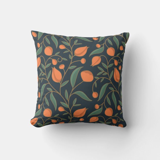Art Nouveau inspiriert Elegante Ein perfektes Woch Kissen (Vorderseite)