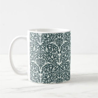 Art Nouveau inspirierter Blumenbecher - Grün Kaffeetasse