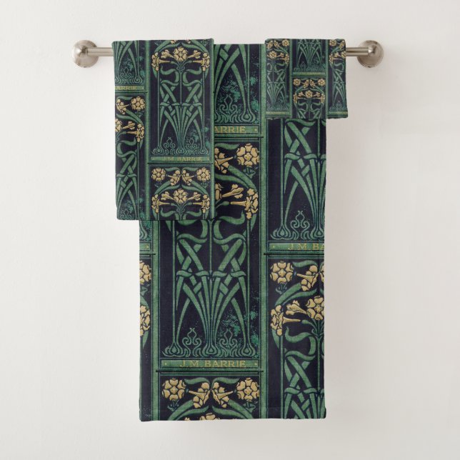 Art Nouveau J.M. Barrie Badhandtuch Set (Insitu)