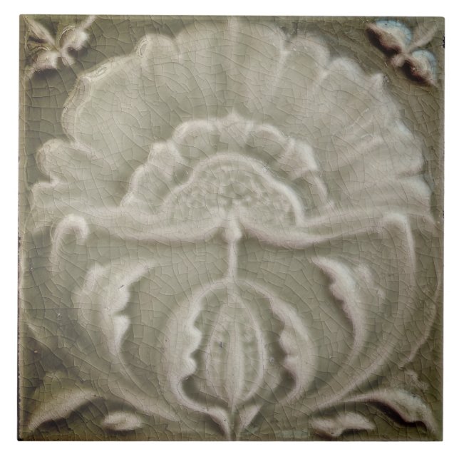 Art nouveau jugendstil carreaux de fleurs design b (Devant)