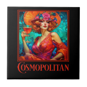 Art Nouveau Kosmopolit  Fliese
