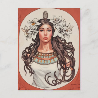 Art Nouveau La Princesse Lointaine Postcard Postkarte