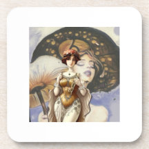 Art Nouveau Ladys Künstler-Designer-Pilz-Trippy