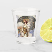 Art Nouveau Ladys Künstler-Designer-Pilz-Trippy