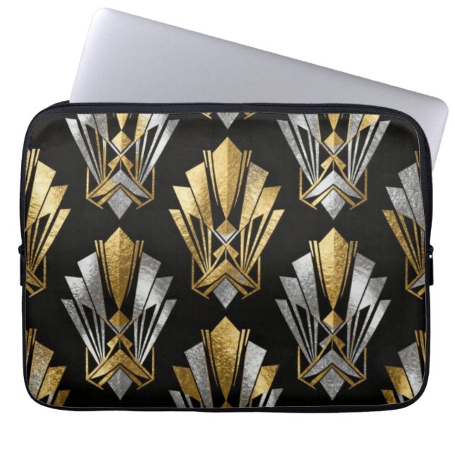 Art Nouveau Laptopschutzhülle (Vorderseite)