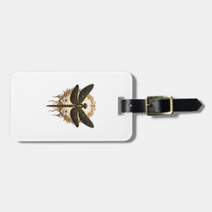 Art Nouveau Libelle Elegant Steampunk Gepäckanhänger