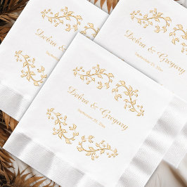Art Nouveau Luxuriöse Hochzeit und jede Veranstalt Servietten Mit Folie