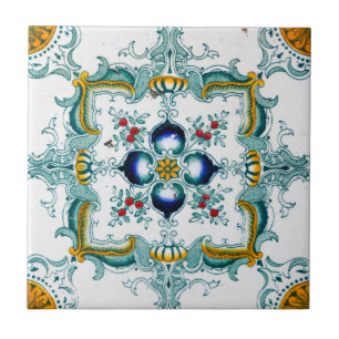 Art Nouveau Majolica Tile Pattern Fliese