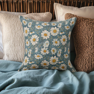 Art Nouveau Medium Shasta Daisy Kissen