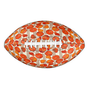 Art Nouveau Mohn Fußball Football