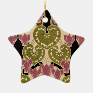 Art Nouveau-Muster #4 Keramikornament