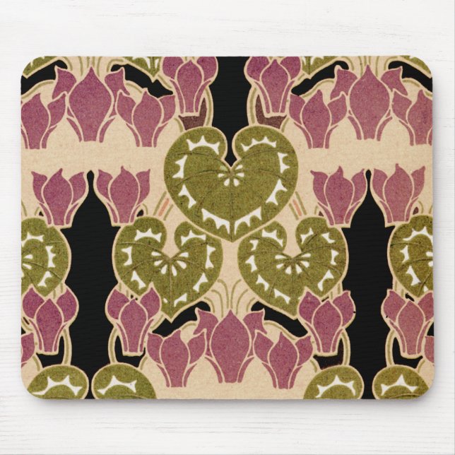 Art Nouveau Muster #4 Mousepad (Vorne)