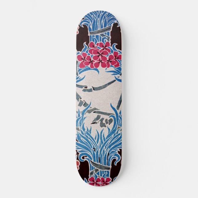 Art Nouveau Muster #6 Skateboard (Vorderseite)