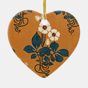 Art Nouveau Muster #7 Keramikornament