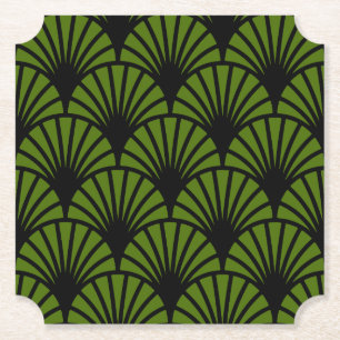 Art Nouveau Muster Print Untersetzer