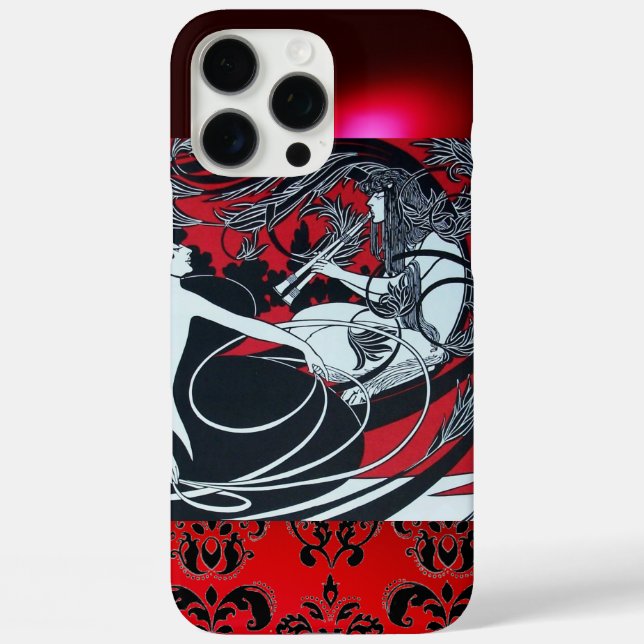 ART NOUVEAU PAN , RED SCHWARZ-WEISS DAMASK TITLE_SEO2 (Rückseite)