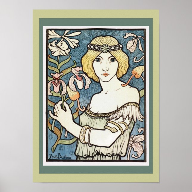 Art Nouveau ~ Paul Berthon Poster (Vorne)