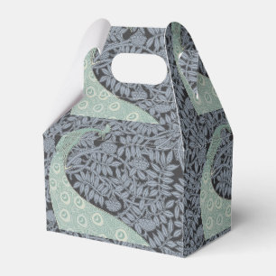 Art Nouveau Peacock Classic Vintag Bird Geschenkschachtel