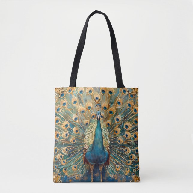 Art Nouveau Peacock Tasche (Vorderseite)