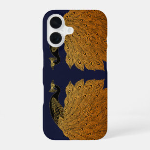Art Nouveau Peacock Will Bradley iPhone 16 Hülle