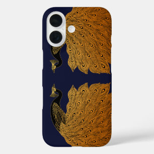Art Nouveau Peacock Will Bradley iPhone 16 Hülle