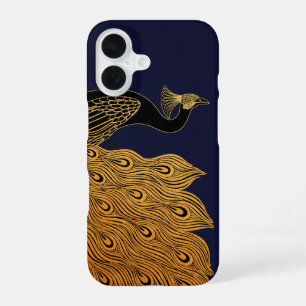 Art Nouveau Peacock Will Bradley iPhone 16 Hülle