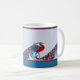 Art Nouveau Peacocks Tasse