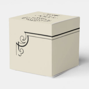 Art Nouveau Posh Gastgeschenk Hochzeit Box Geschenkschachtel