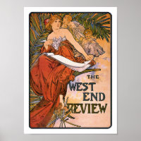Art Nouveau Poster: Mucha - West End Review