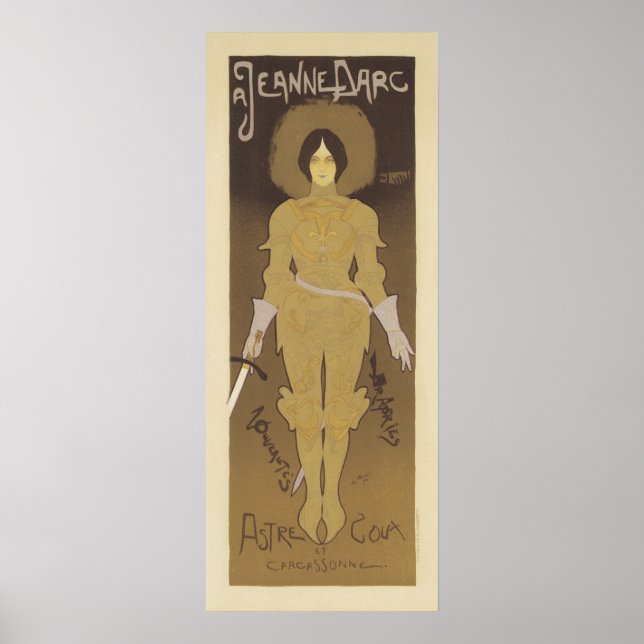 Art Nouveau Posters Joan of Arc Poster (Vorne)