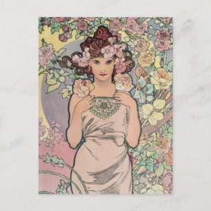 Art Nouveau Postkarte