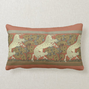 Art Nouveau Prancing Horse Lendenkissen