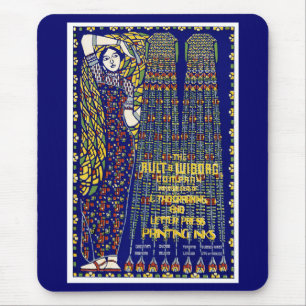 Art Nouveau Printing Ink Ad Mousepad