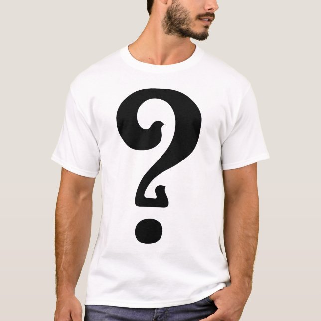 Art Nouveau Question Mark T-Shirt (Vorderseite)