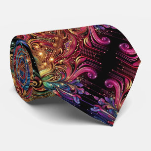 Art Nouveau Regenbogen-Schaltplatine Krawatte
